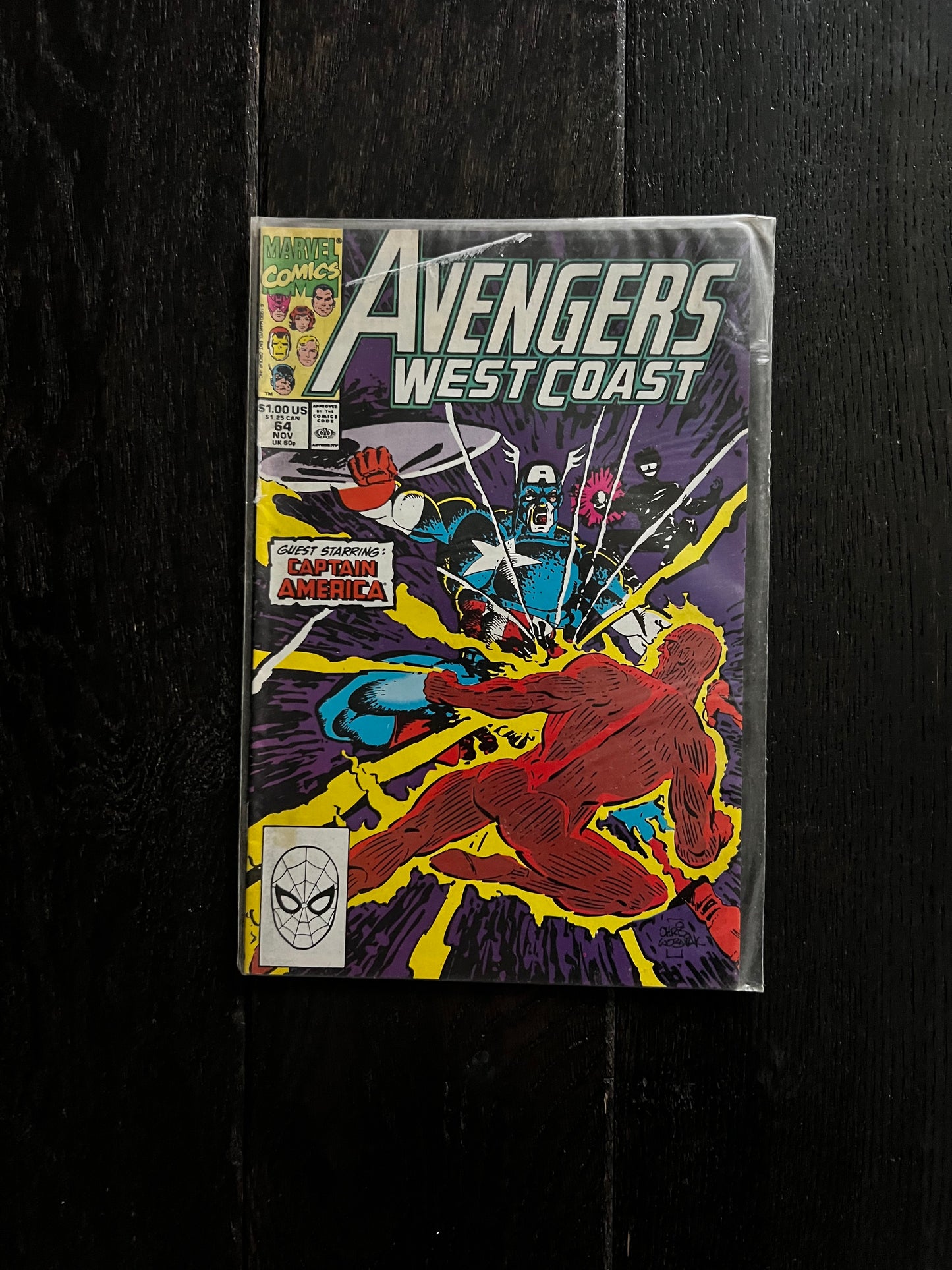 Avengers West Coast #64 (1990) Preowned Marvel Comics VG