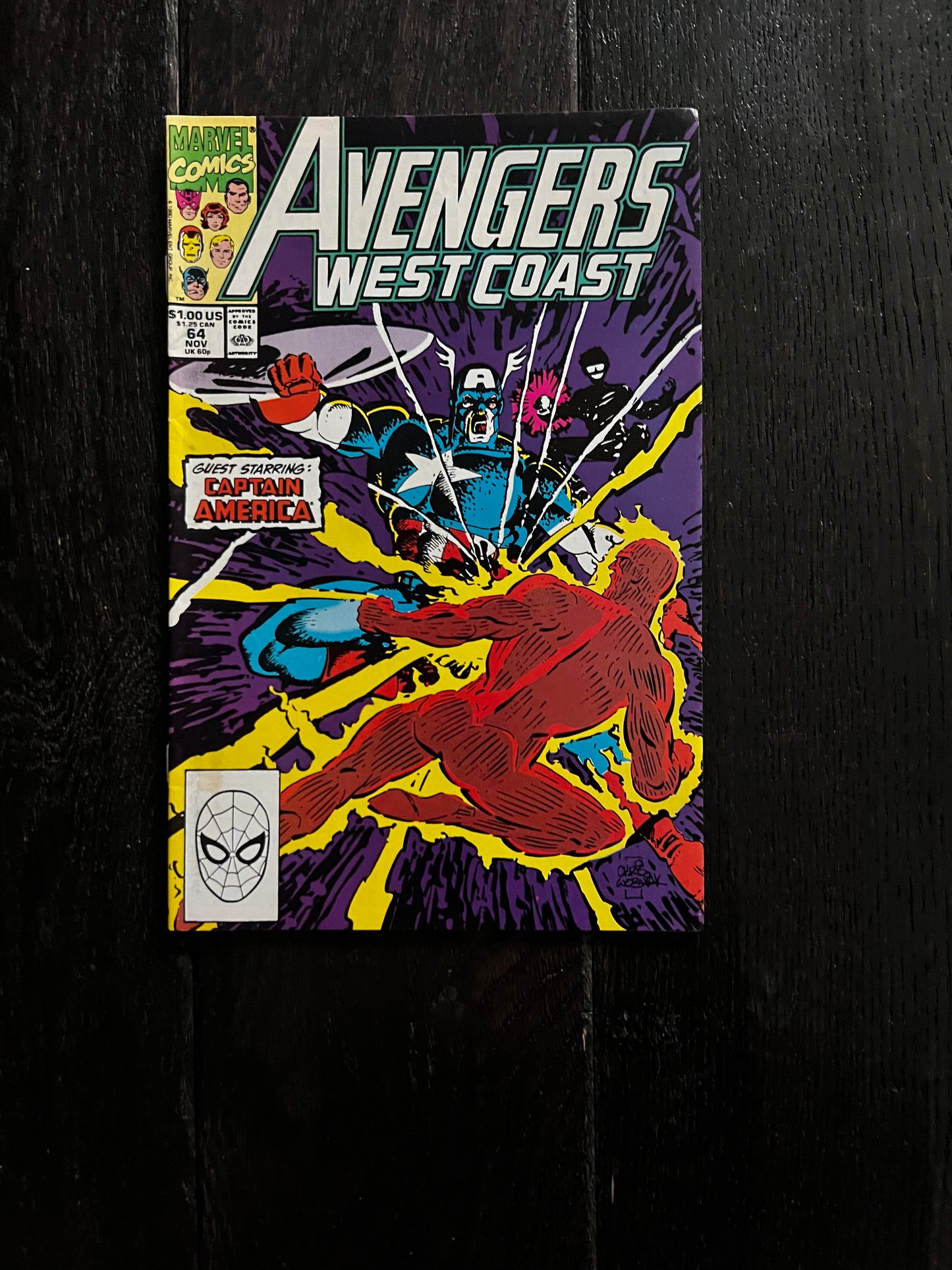 Avengers West Coast #64 (1990) Preowned Marvel Comics VG