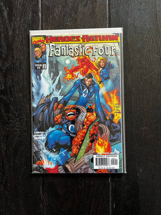 Fantastic Four #2 (1998) Heroes Return Marvel Comics GD