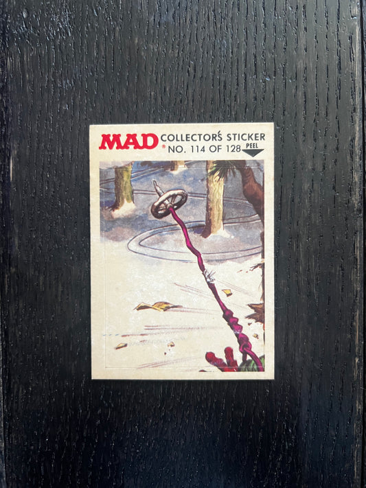 Mad Collectors Stickers No. 114 of 128 GD