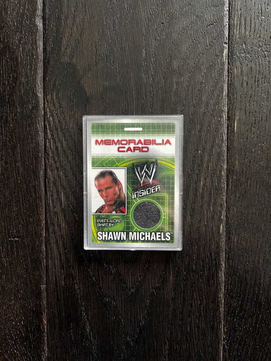 Shawn Micheals WWE Memorabilia Card (2006) Topps Trading Cards NM