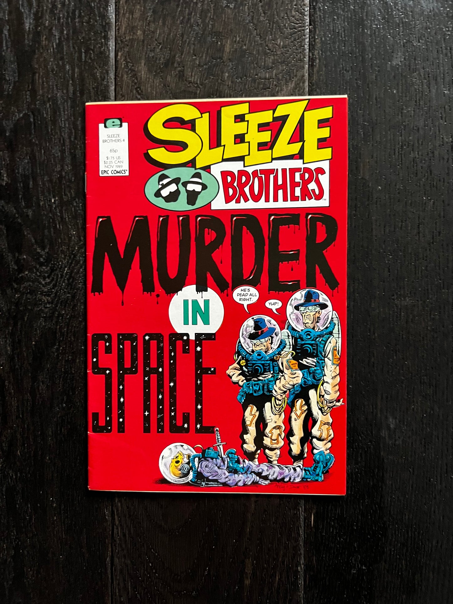 Sleeze Brothers #4 (1989) Epic Comics GD/VG